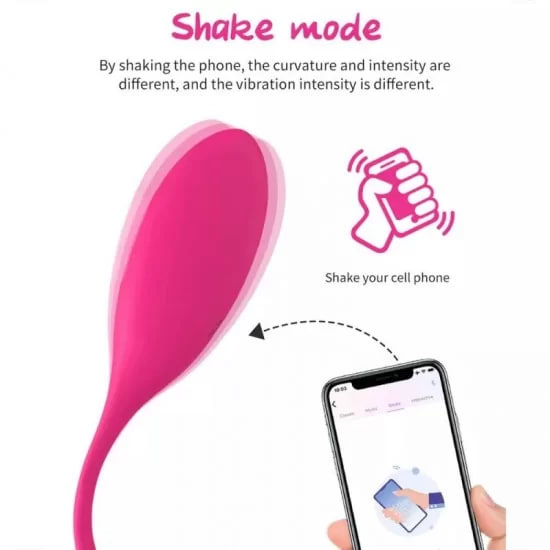 SILICONE WHALE RECHARGEABLE APP EGG VIBRATOR WIRELESS REMOTE CONTROL