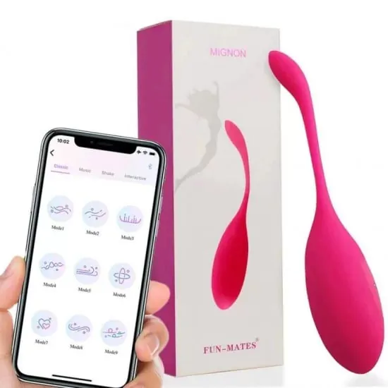 Rechargeable Silicone Whale Egg Vibrator App Remote Control