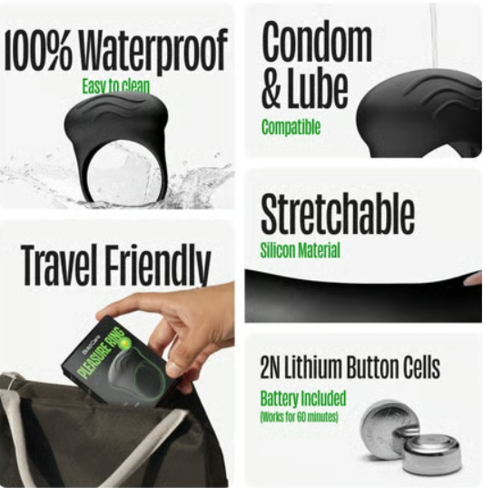 Bold Care Pleasure Vibrating Ring for Men and Couples thumbnail 3